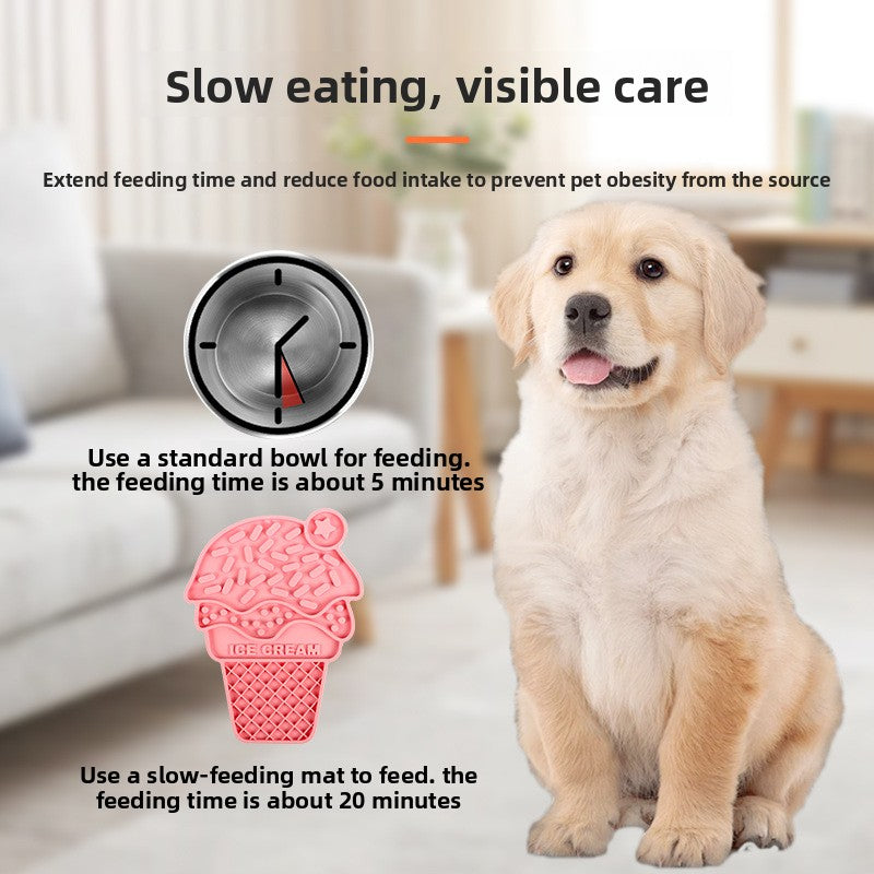 Silicone Pet Licking Mat Slow Feeder