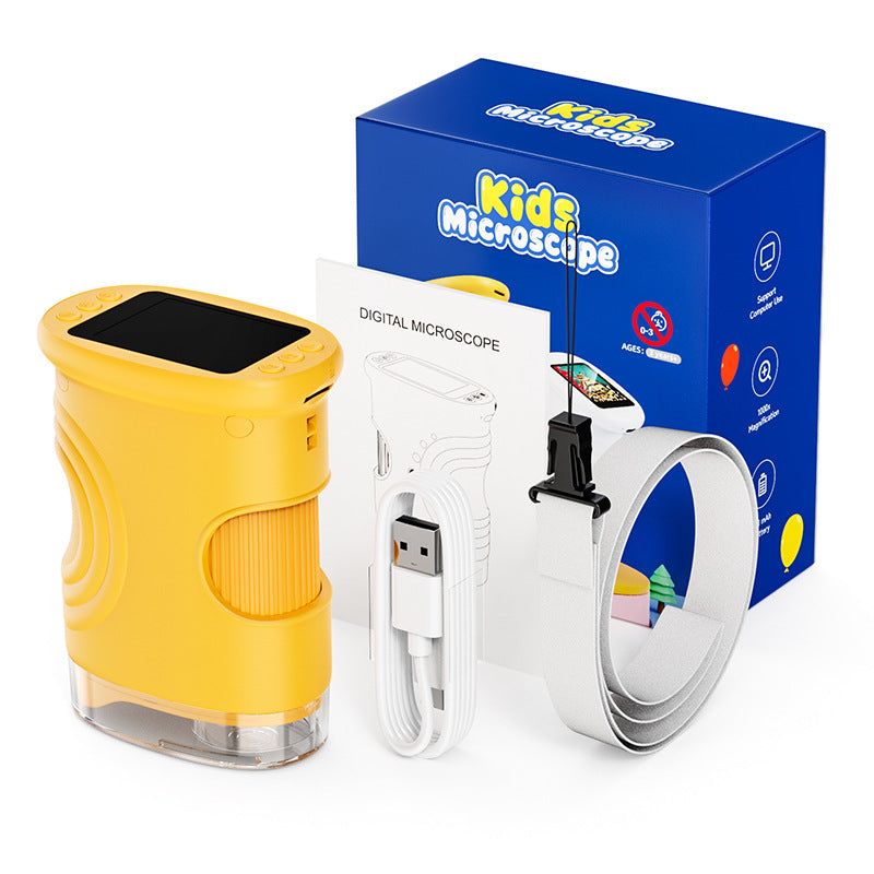 High-Definition Imaging Microscope Children's  Science and Education Toy