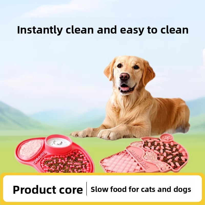 Silicone Pet Licking Mat Slow Feeder