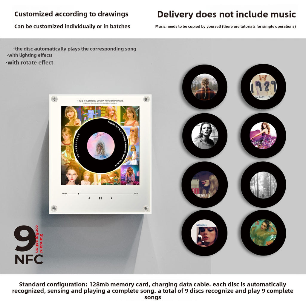 NFC Refrigerator Night Light with Music Player