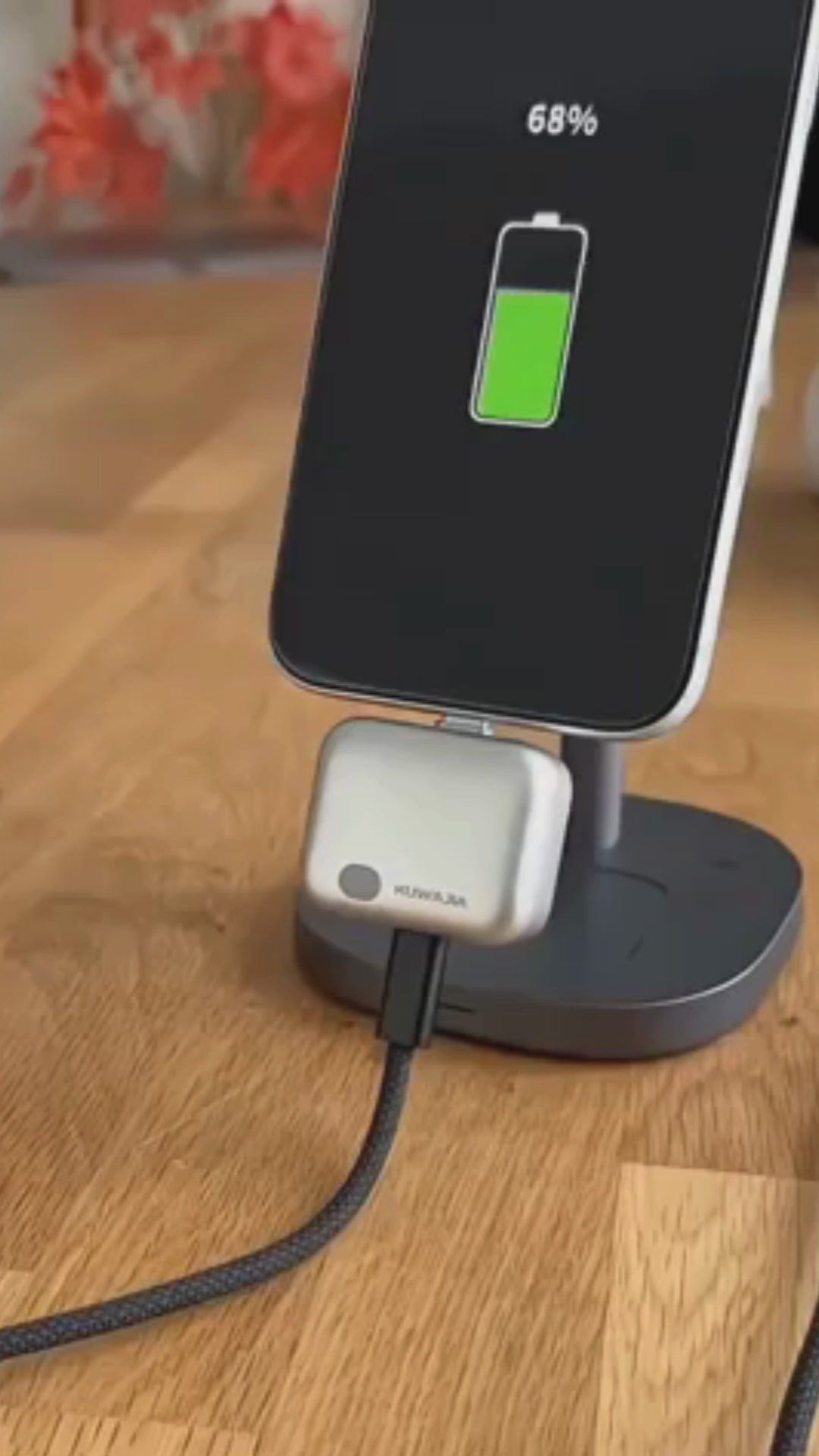 Self Detaching AI Recognition Fast Charger with Auto Power Off